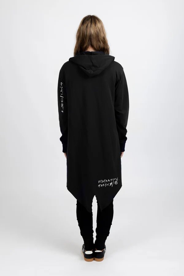 Federation Keeper Hood - Coordinates - Black
