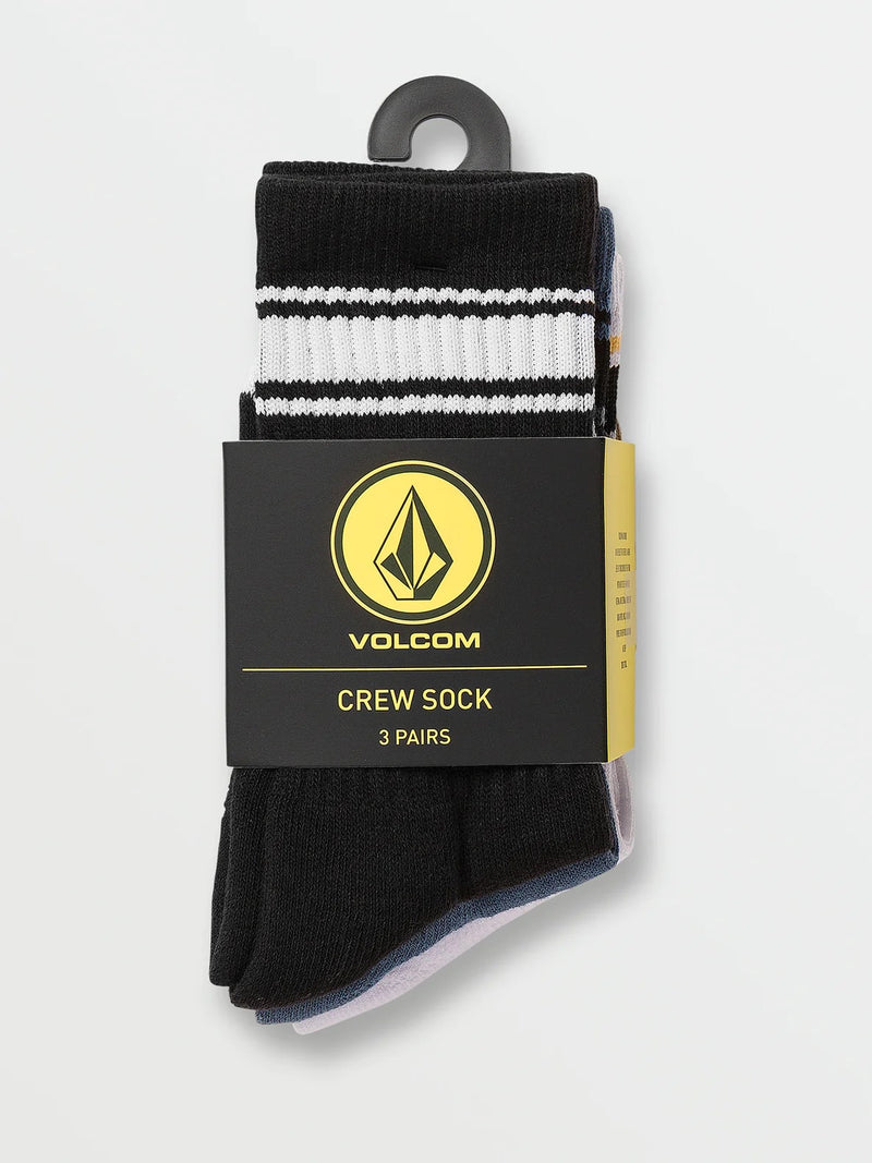Volcom Youth Full Stone Socks 3 Pack