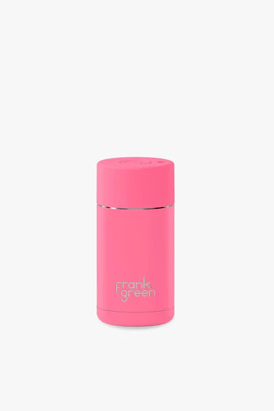 Frank Green Bubblegum Blast Ceramic Reusable Cup With Push Button Lid 355ml (12oz)
