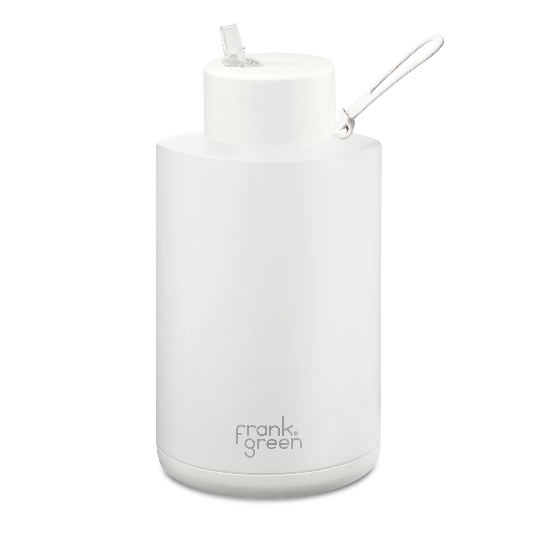 Frank Green Cloud Ceramic Reusable Bottle with Straw Lid 2,000ml (68oz)