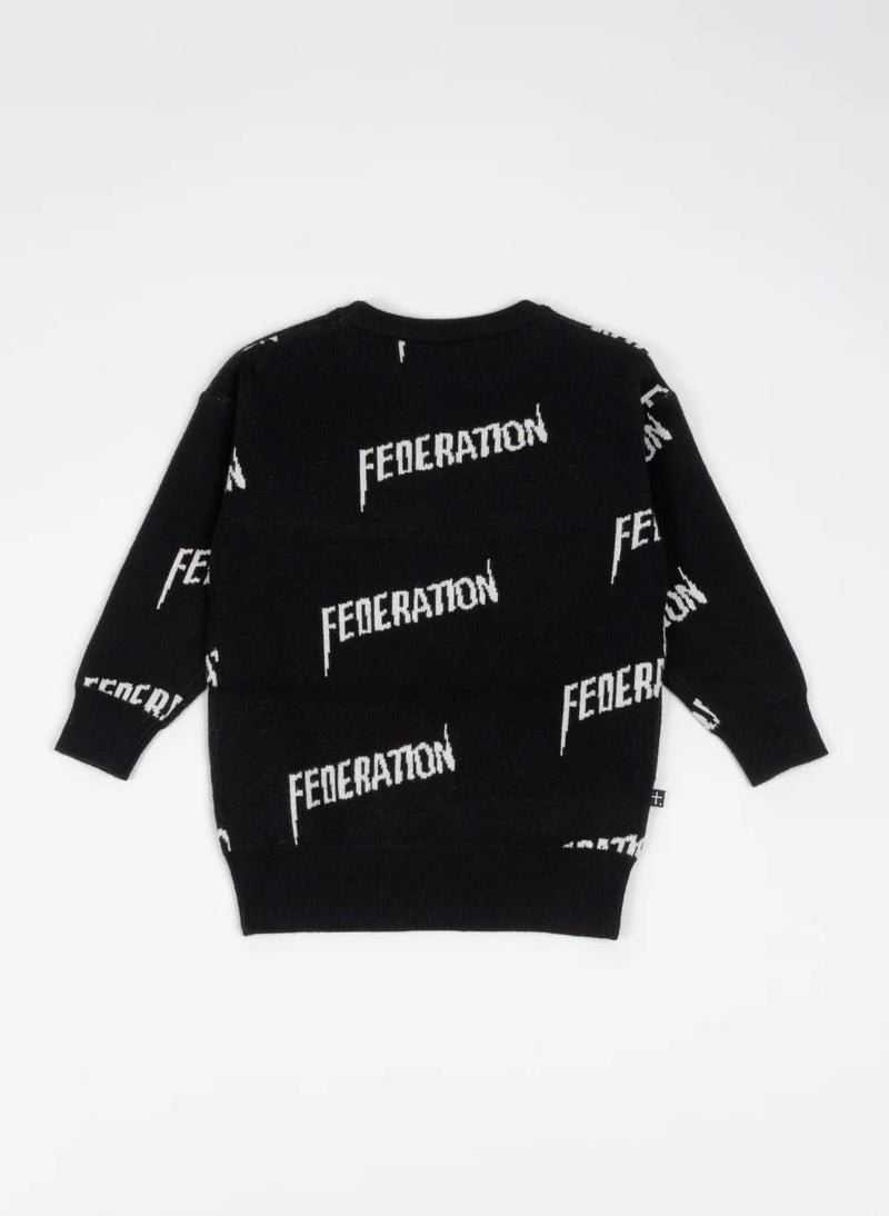 Federation Kids Repping Crew - Black