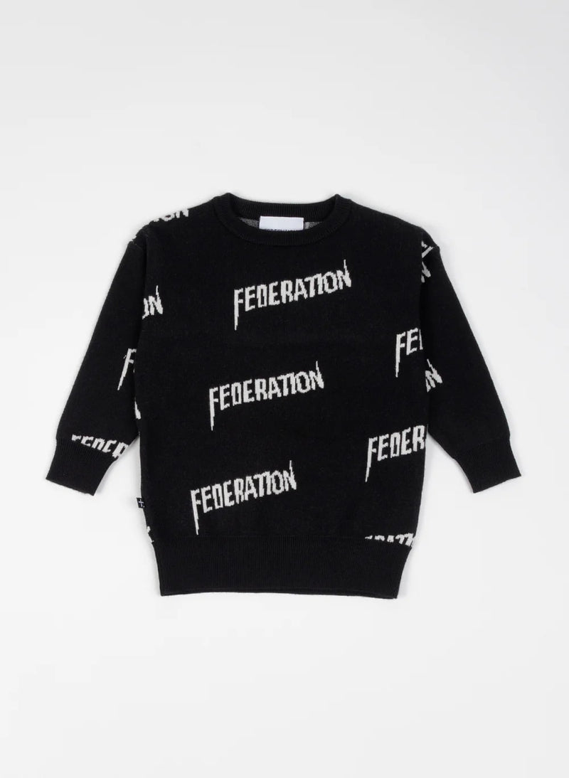 Federation Kids Repping Crew - Black