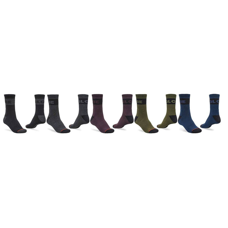 Globe Horizons Crew Socks 5 Pack