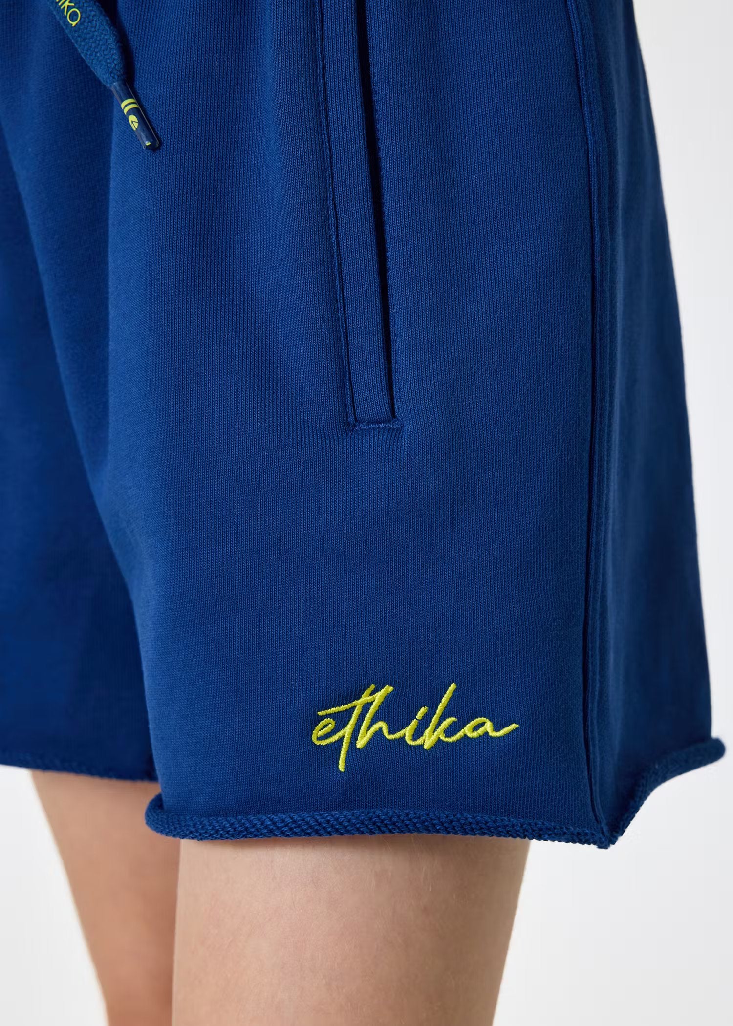 Ethika Girls Bolt Royal Raw Edge Short