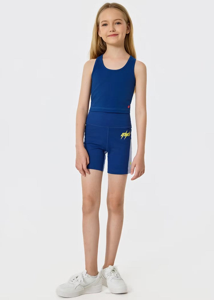 Ethika Girls Bolt Camo Biker Short