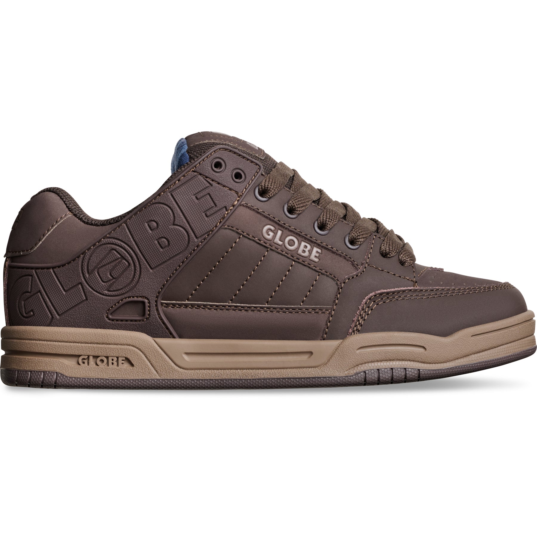 Globe Tilt - Brown / Blue / Tartan