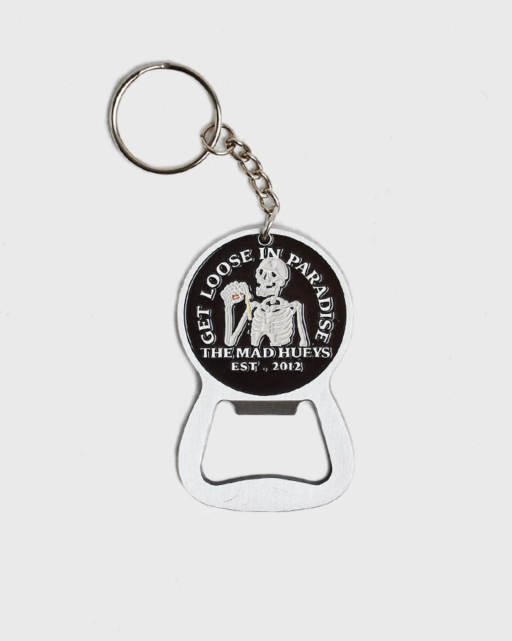 The Mad Hueys Loose In Paradise Bottle Opener Keyring