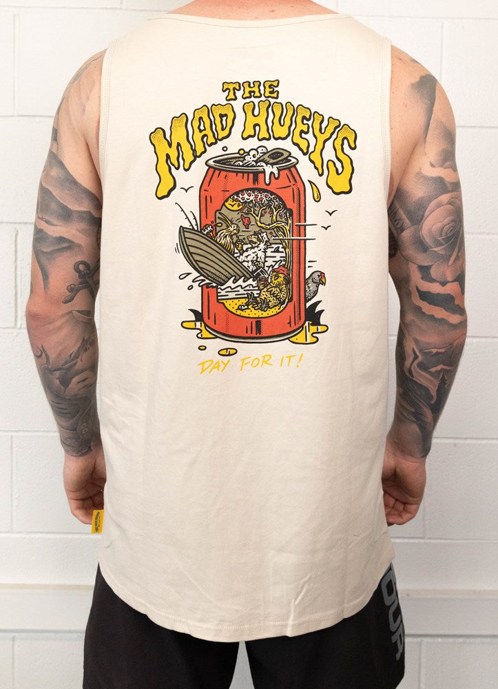 The Mad Hueys Tins and Tinnies Tank