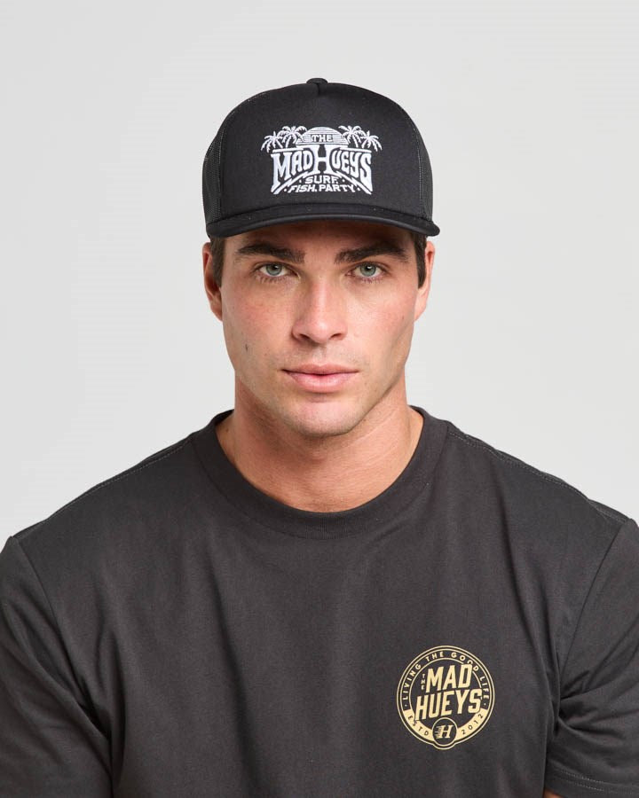The Mad Hueys Palm Paradise Foam Trucker