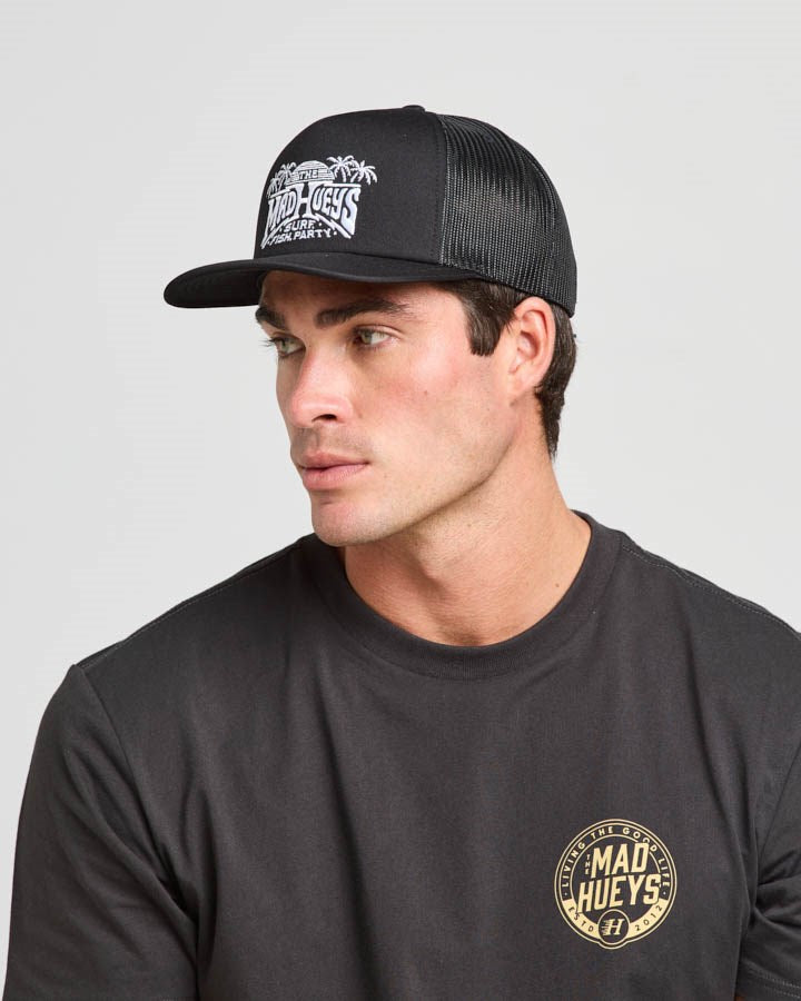 The Mad Hueys Palm Paradise Foam Trucker