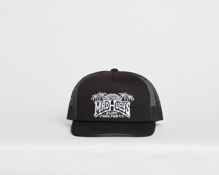 The Mad Hueys Palm Paradise Foam Trucker