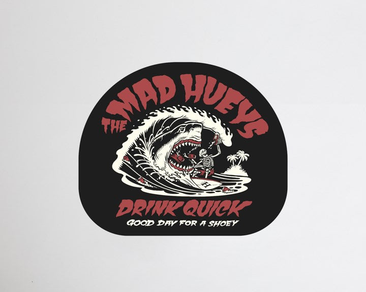 The Mad Hueys Shark Shoey Sticker