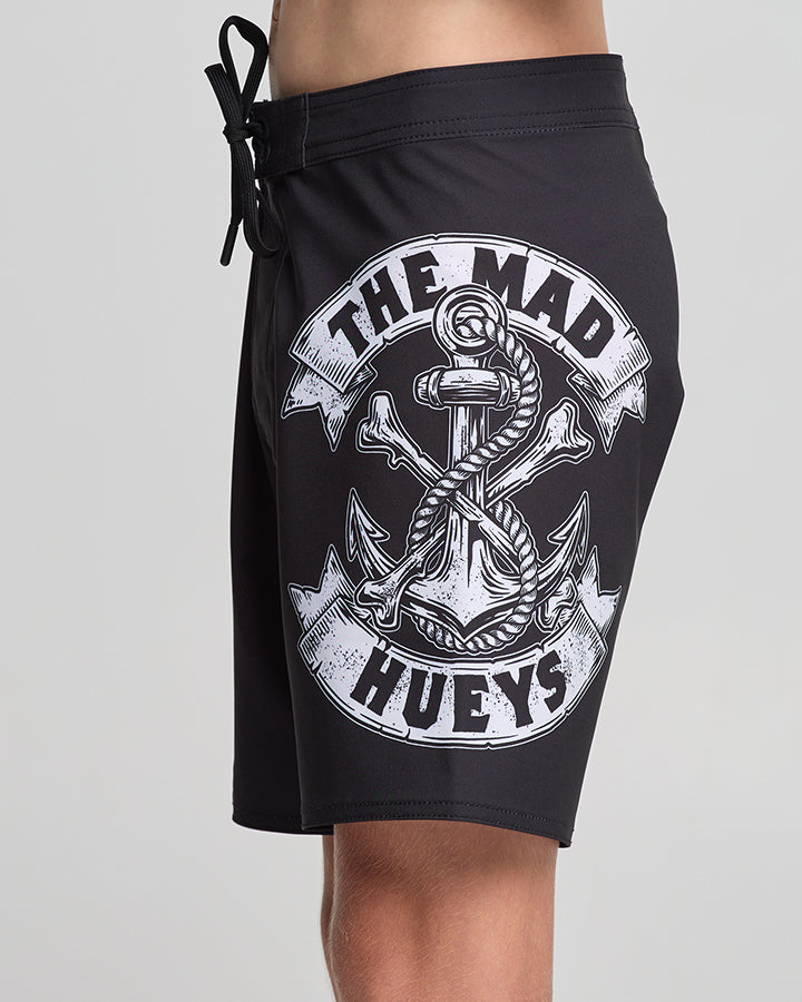 The Mad Hueys ANCHOR BONES | YOUTH 14" BOARDSHORT