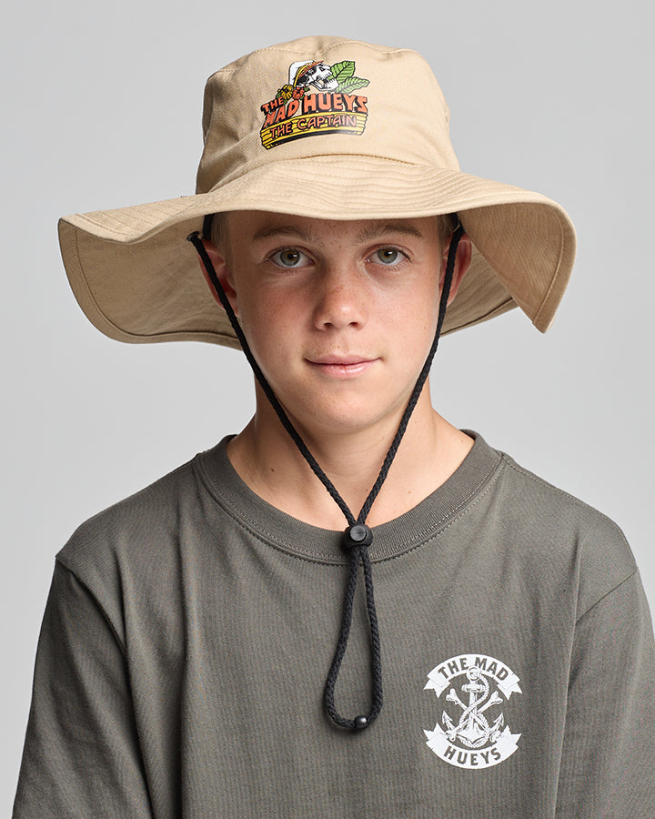 The Mad Hueys THE ISLAND CAPTAIN | YOUTH WIDE BRIM HAT