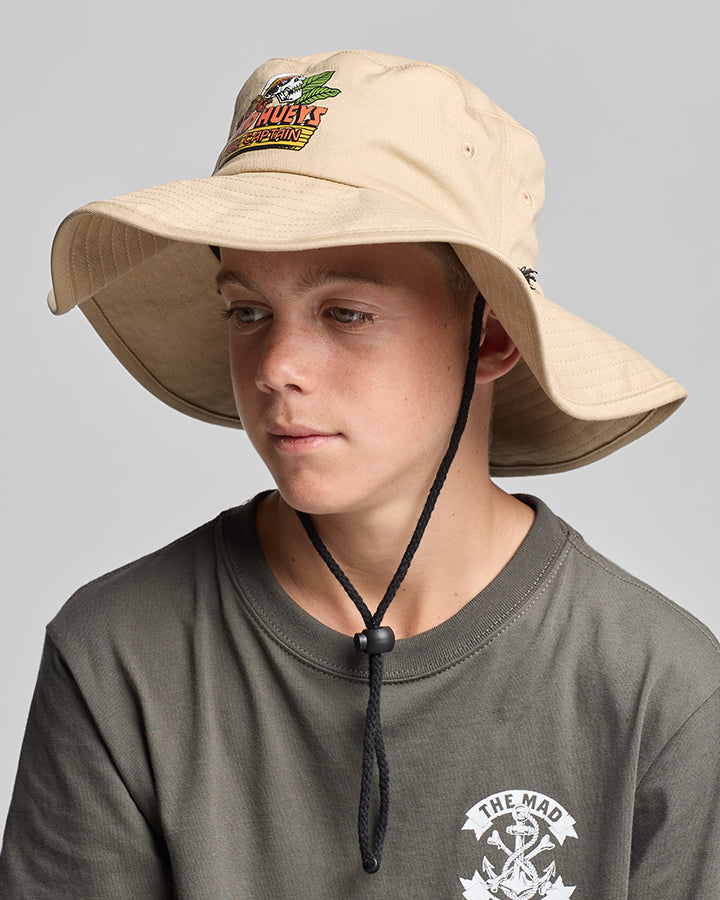 The Mad Hueys THE ISLAND CAPTAIN | YOUTH WIDE BRIM HAT