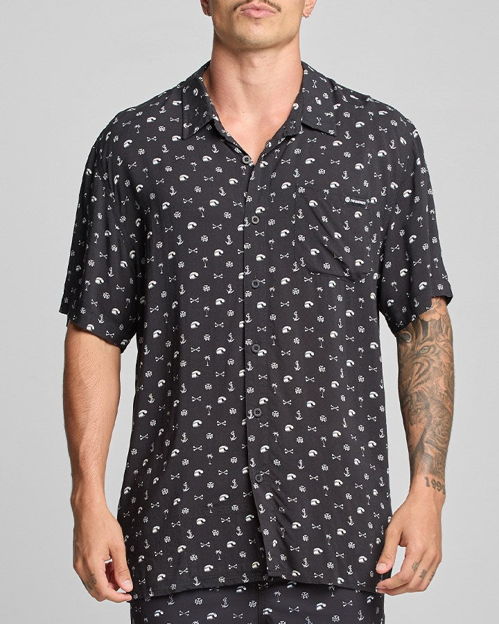 The Mad Hueys ANCHOR BONES | WOVEN SHIRT