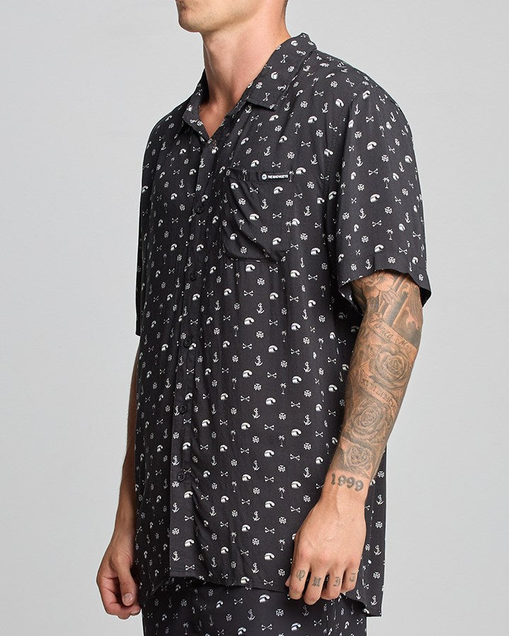 The Mad Hueys ANCHOR BONES | WOVEN SHIRT