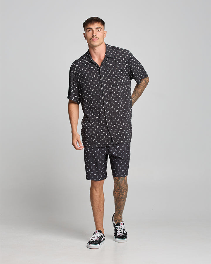 The Mad Hueys ANCHOR BONES | WOVEN SHIRT