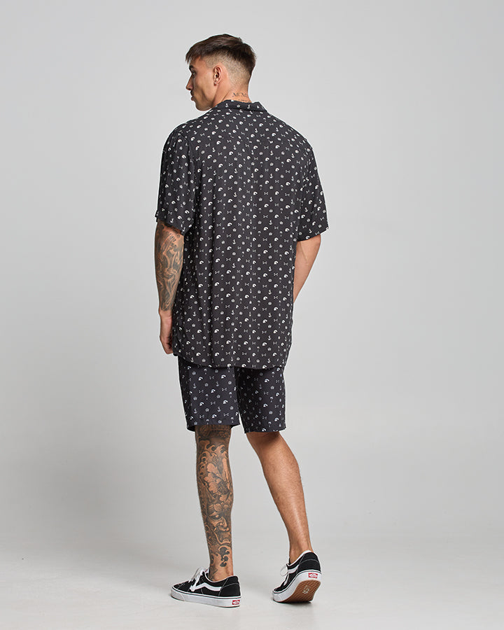The Mad Hueys ANCHOR BONES | WOVEN SHIRT