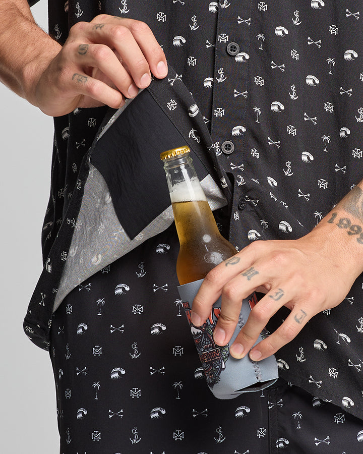 The Mad Hueys ANCHOR BONES | WOVEN SHIRT