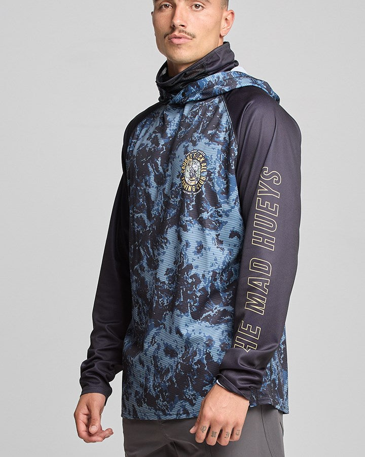 The Mad Hueys CAUGHT FK ALL | UPF 50+ HOODED MASKED FISHING JERSEY