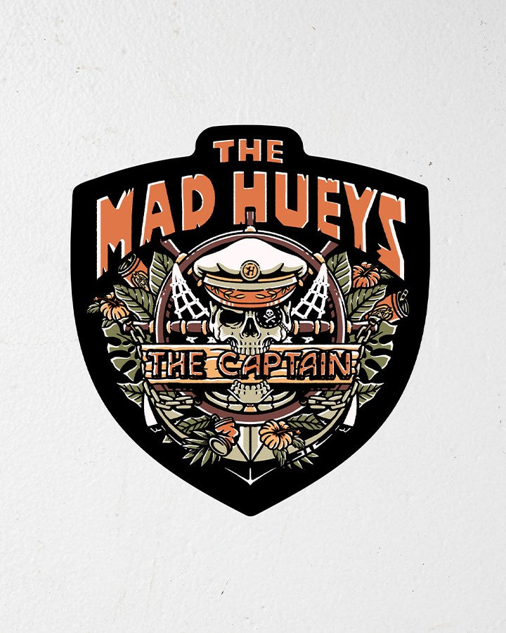 The Mad Hueys THE ISLAND CAPTAIN | STICKER