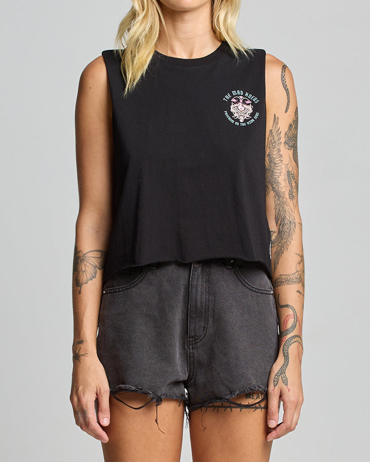 The Mad Hueys FREEDOM HIGH SEAS | WOMENS CROP MUSCLE