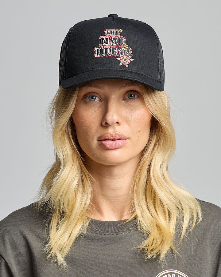 The Mad Hueys SKULL TATTOO | WOMENS TWILL TRUCKER