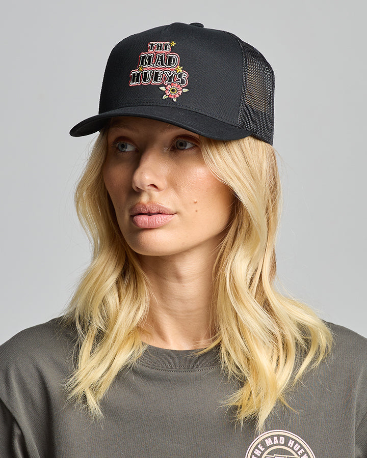 The Mad Hueys SKULL TATTOO | WOMENS TWILL TRUCKER