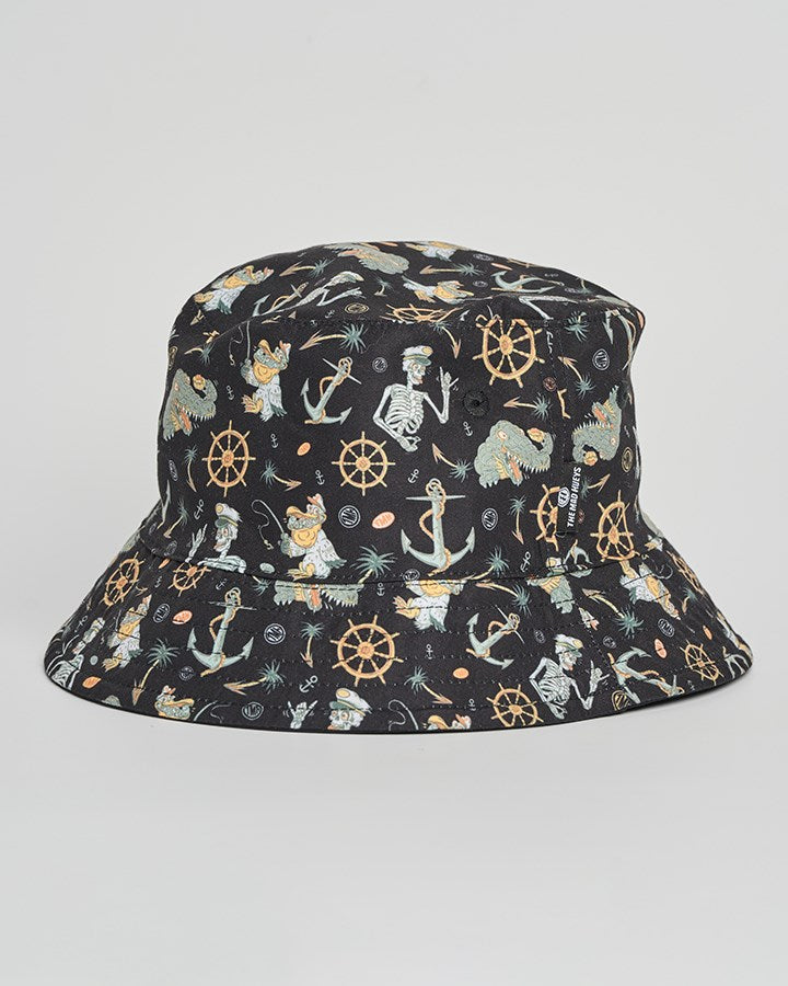 The Mad Hueys CROC CAPTAIN | YOUTH REVERSIBLE BUCKET HAT
