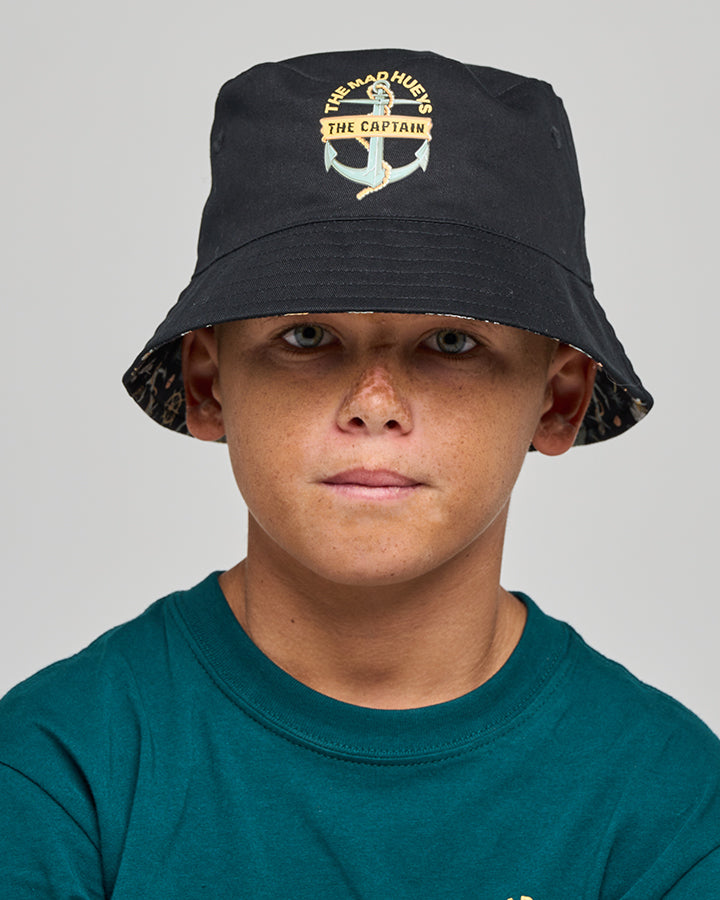 The Mad Hueys CROC CAPTAIN | YOUTH REVERSIBLE BUCKET HAT