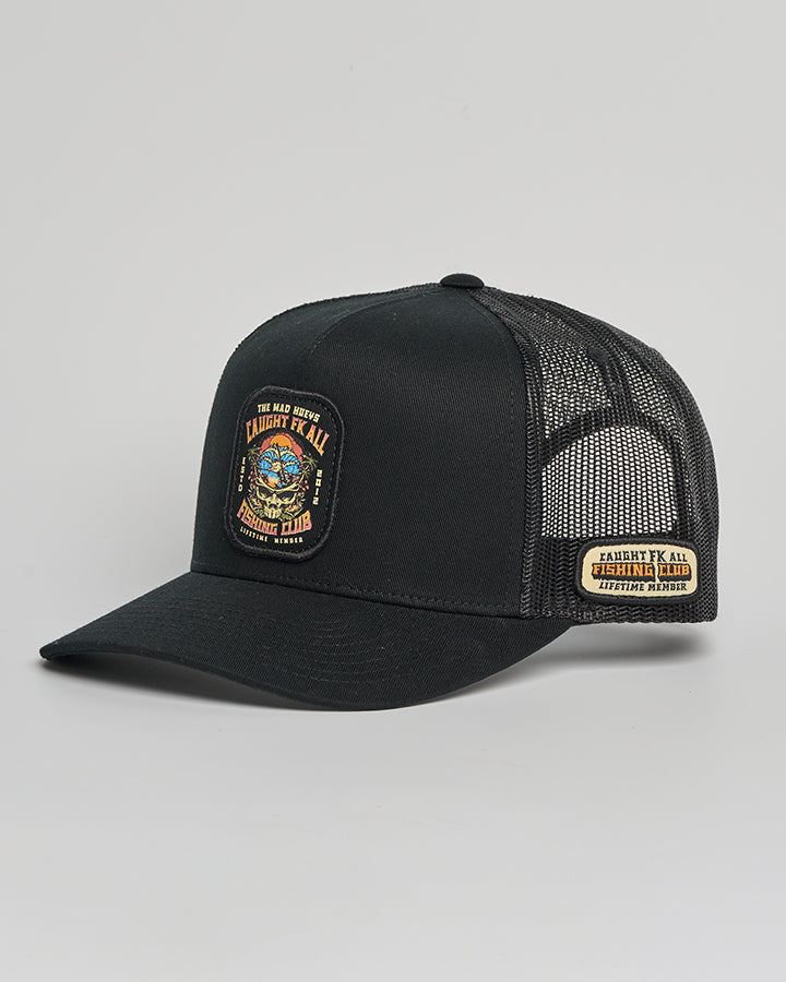 The Mad Hueys CAUGHT FK ALL SKULL | TWILL TRUCKER