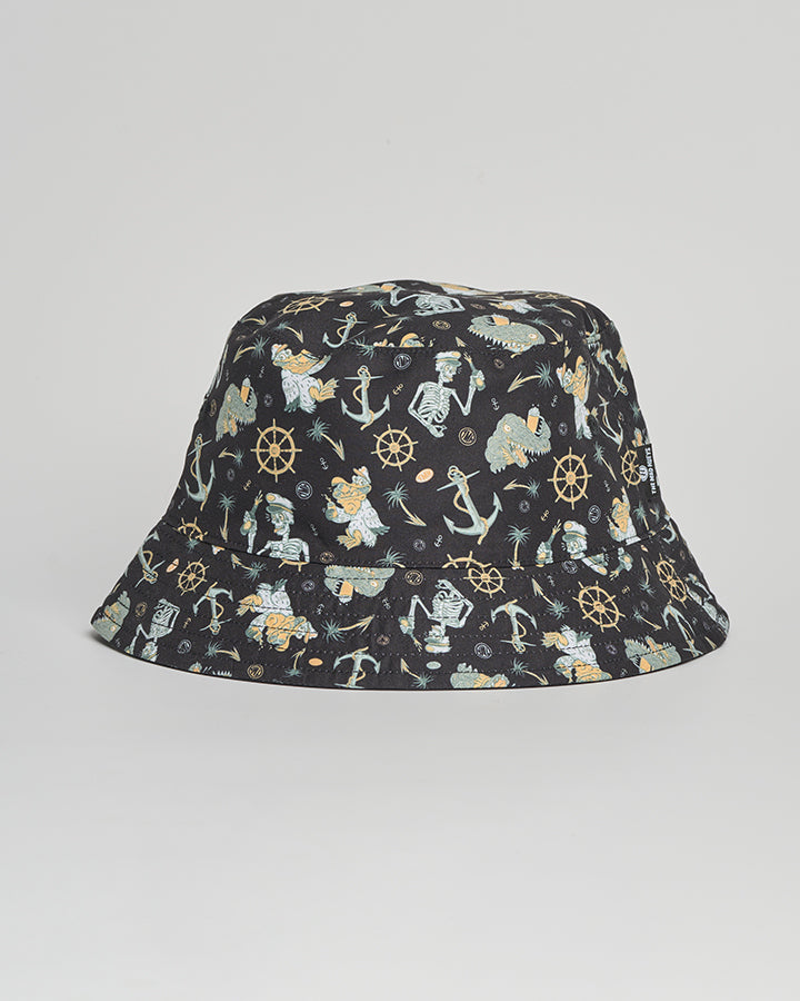 The Mad Hueys DAY FOR IT FROGGIES | REVERSIBLE BUCKET HAT