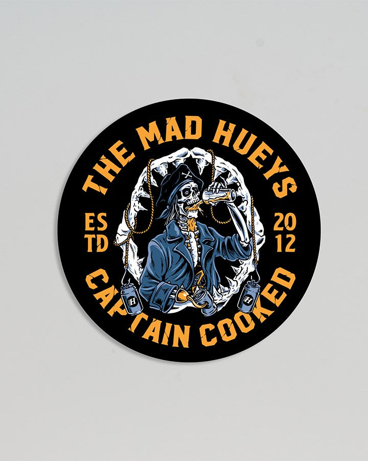 The Mad Hueys CAPTAIN COOKED JAWS | STICKER