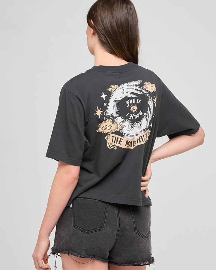 The Mad Hueys FKD IF I KNOW | WOMENS BOXY TEE