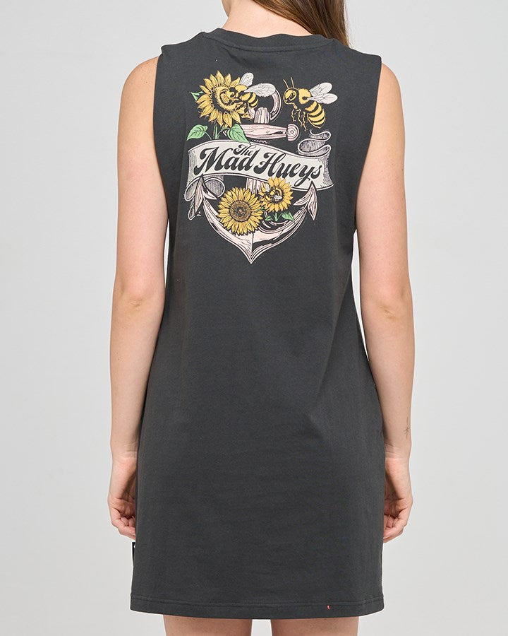 The Mad Hueys BEE ANCHOR | WOMENS MUSCLE DRESS