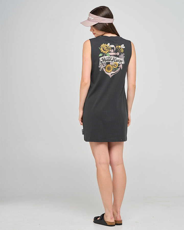 The Mad Hueys BEE ANCHOR | WOMENS MUSCLE DRESS