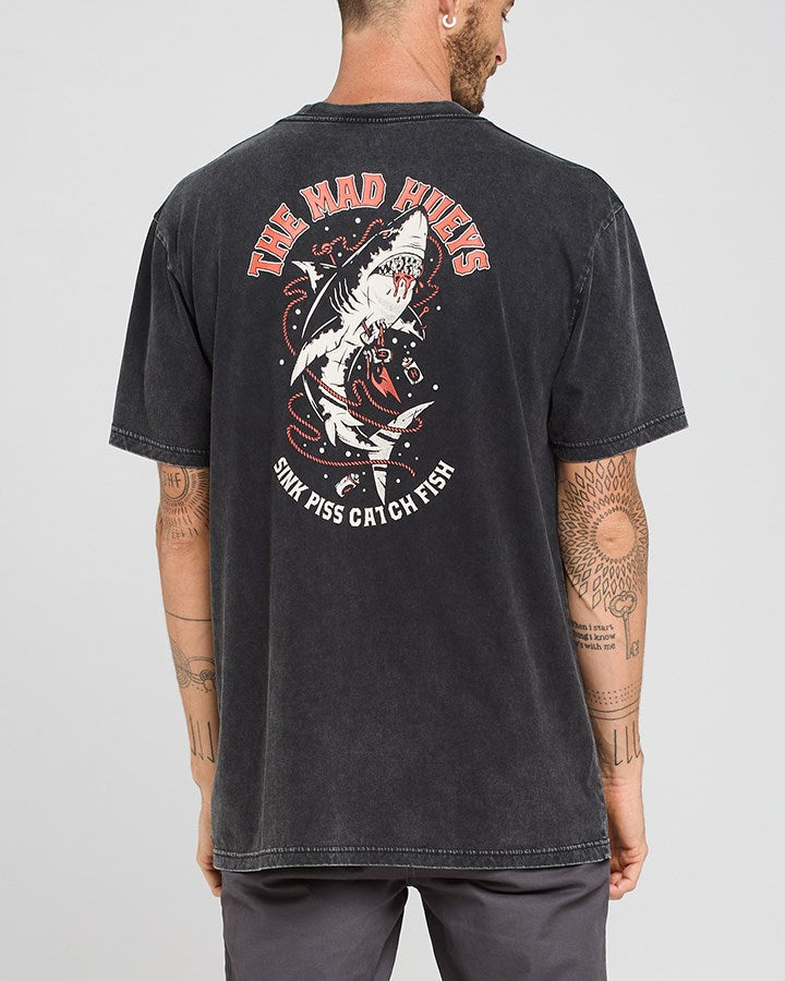 The Mad Hueys Skewered Shark Tee