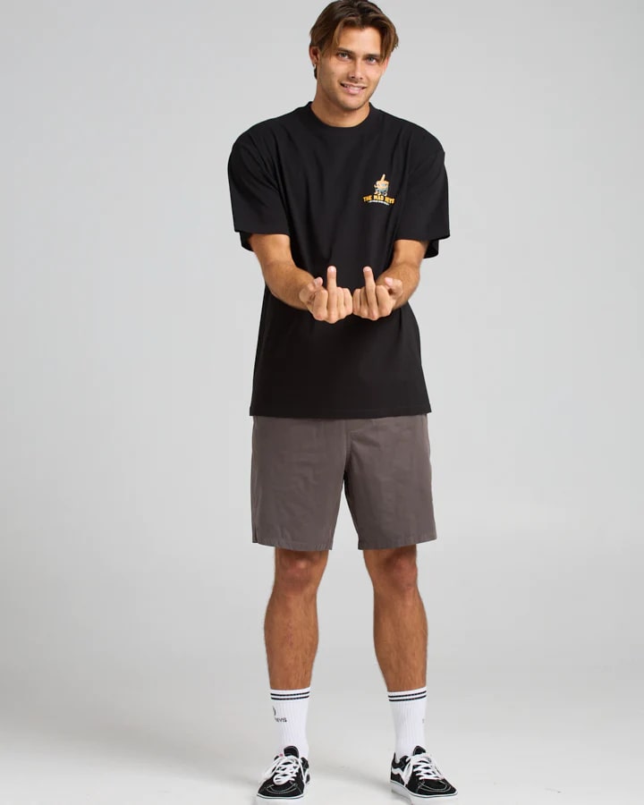 The Mad Hueys Bogan Middle Finger Oversized Tee