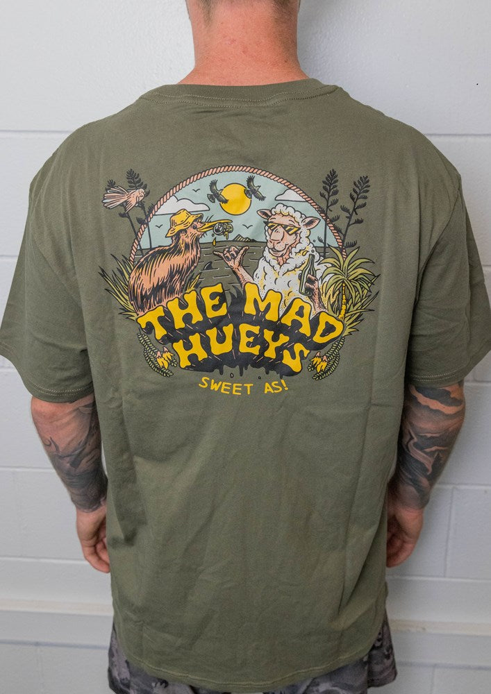 The Mad Hueys Sweet As NZ Tee