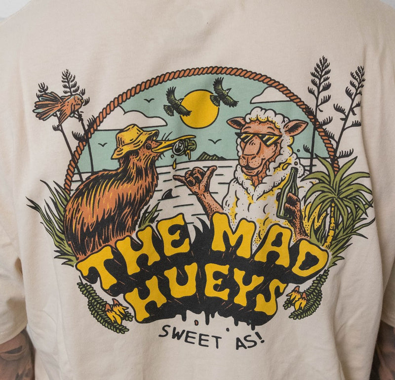 The Mad Hueys Sweet As NZ Tee