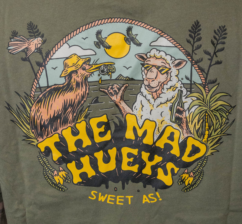 The Mad Hueys Sweet As NZ Tee