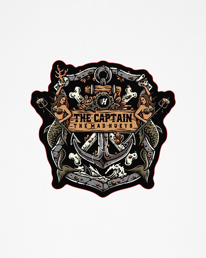 The Mad Hueys Deep Sea Captain Sticker