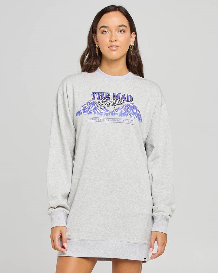 The Mad Hueys Frosty Tips Womens Crew Dress
