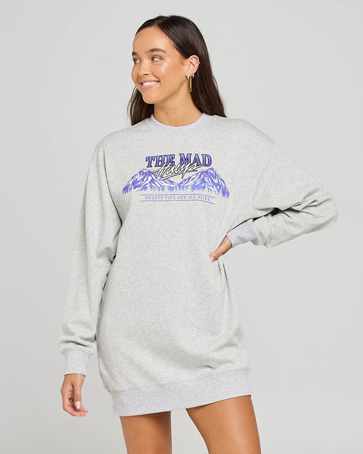 The Mad Hueys Frosty Tips Womens Crew Dress