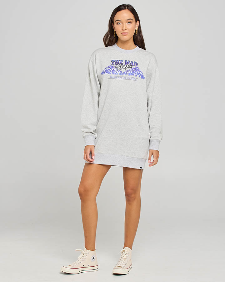 The Mad Hueys Frosty Tips Womens Crew Dress