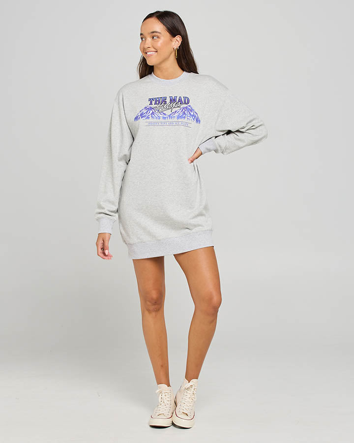 The Mad Hueys Frosty Tips Womens Crew Dress