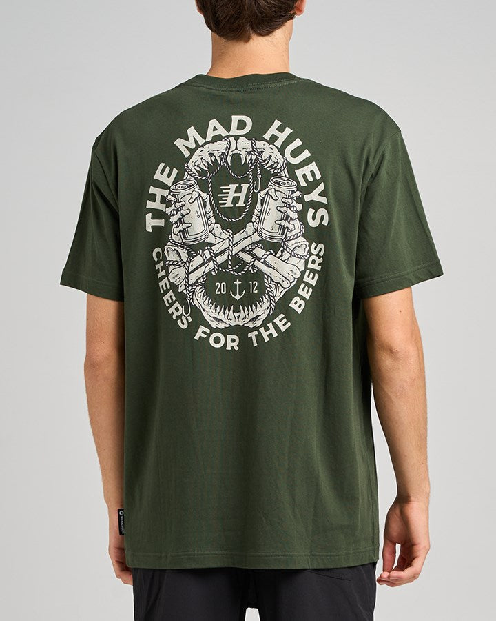 The Mad Hueys CHEERS AND BEERS | SS TEE