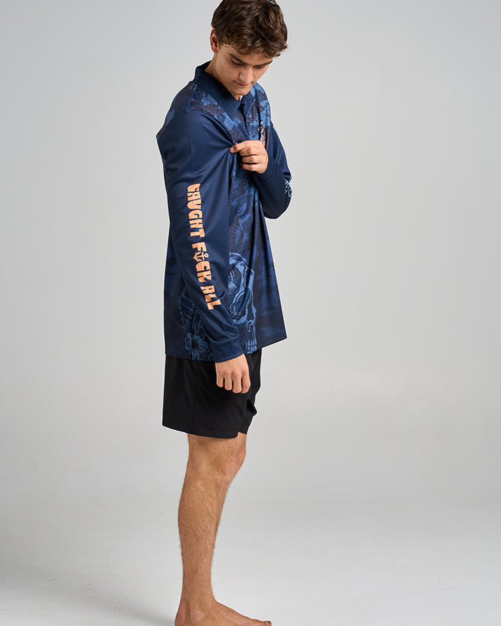 The Mad Hueys TROPIC CAUGHT FK ALL | UPF 50+ FISHING JERSEY