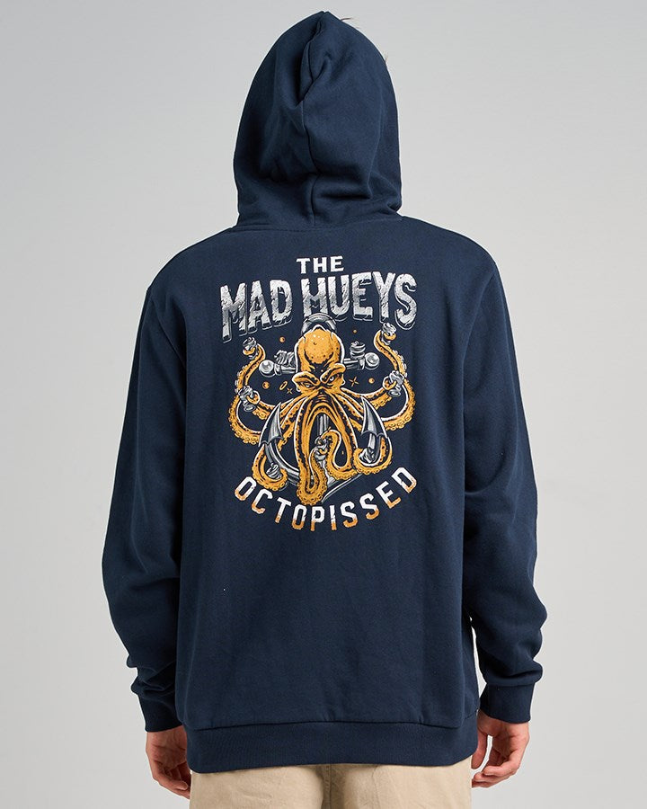 The Mad Hueys ANCHOR OCTOPISSED | HOODED PULLOVER